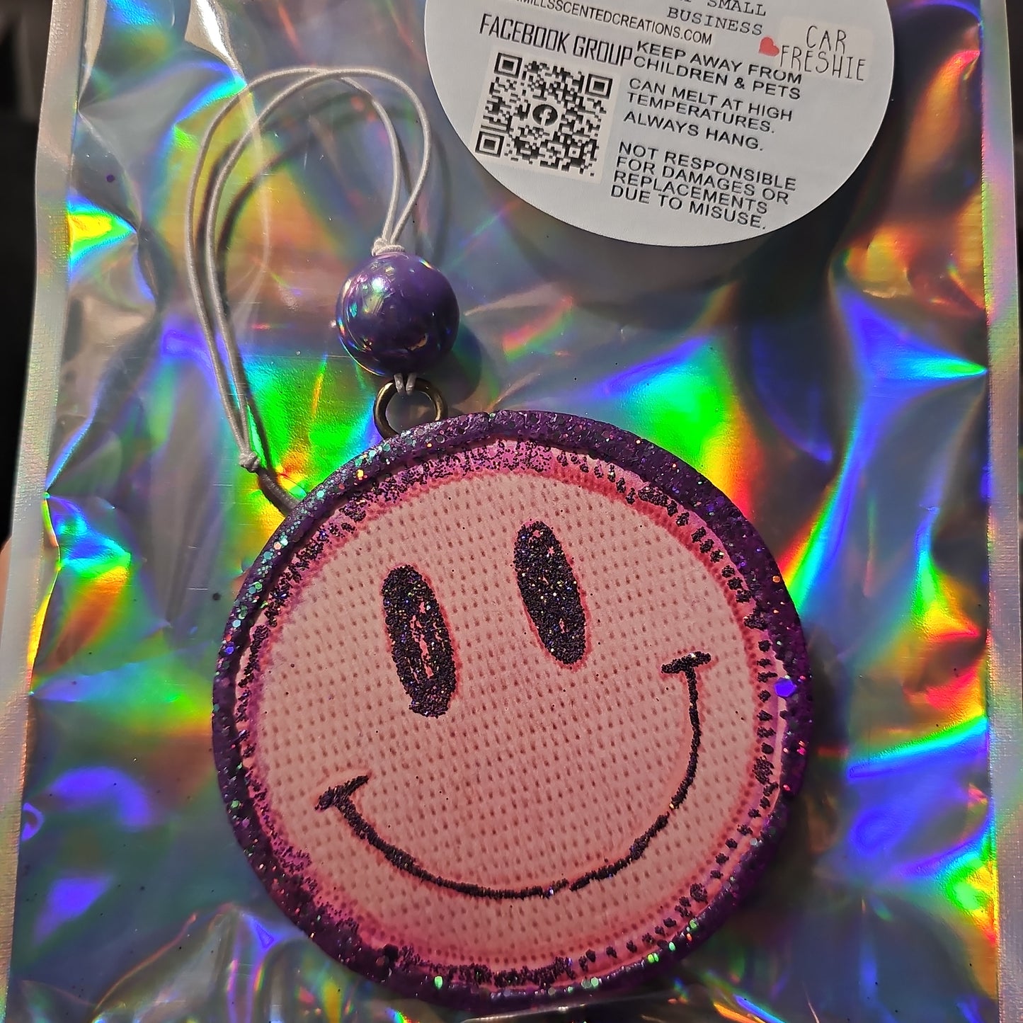 Smiley patch Freshie| Ready to ship