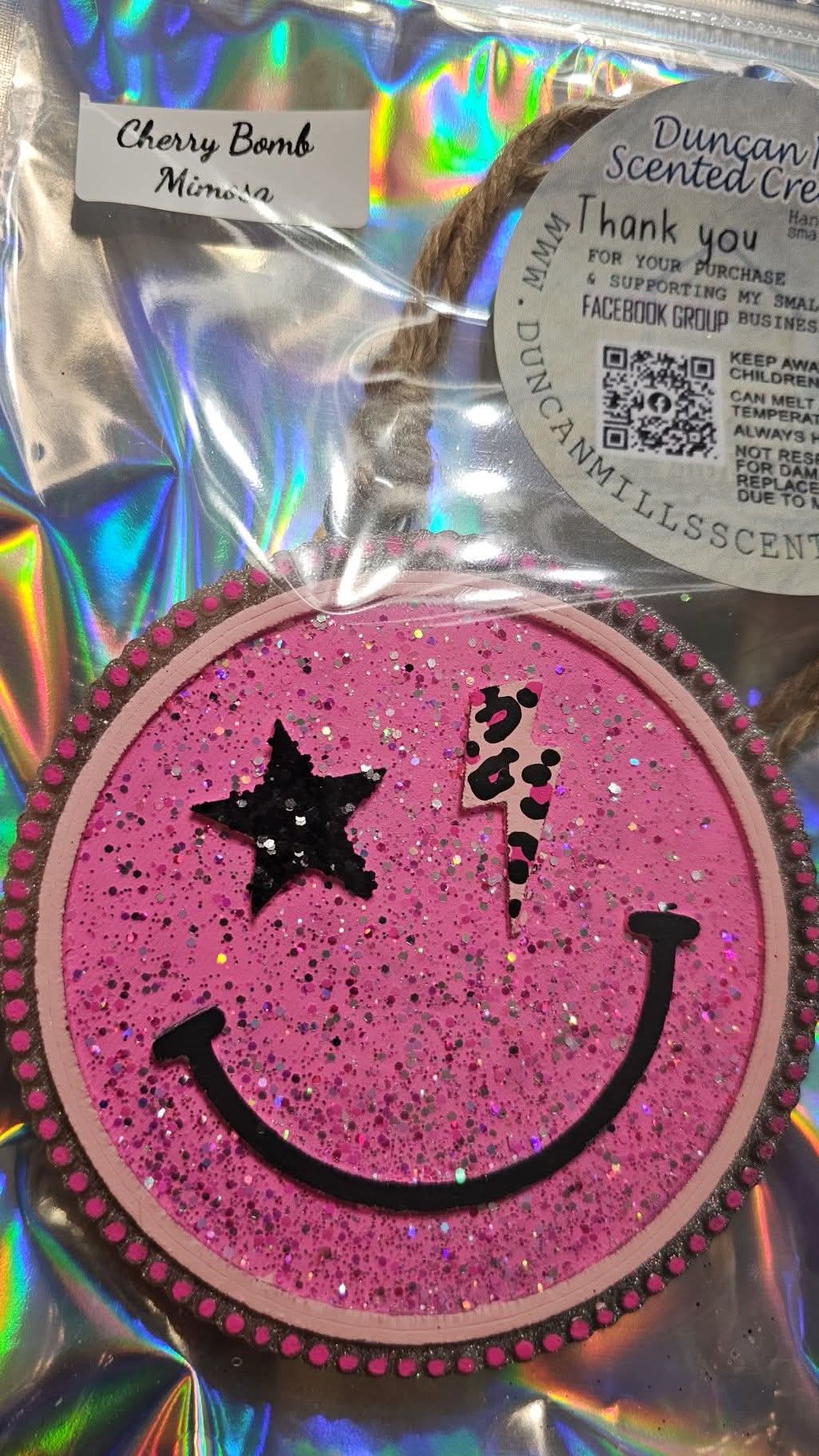 Smiley Freshie | Glitter |Star | Lightning bolt | Made to order