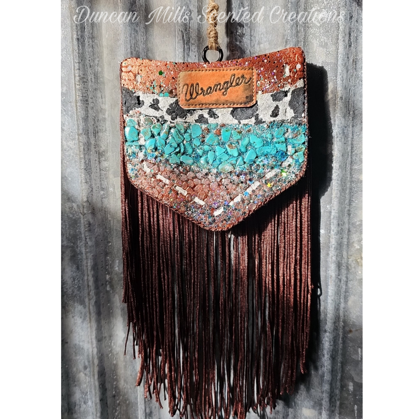 Western Vibes Cow print pocket Freshie