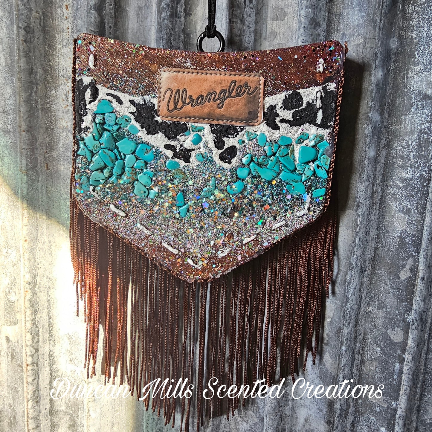 Western Vibes Cow print pocket Freshie