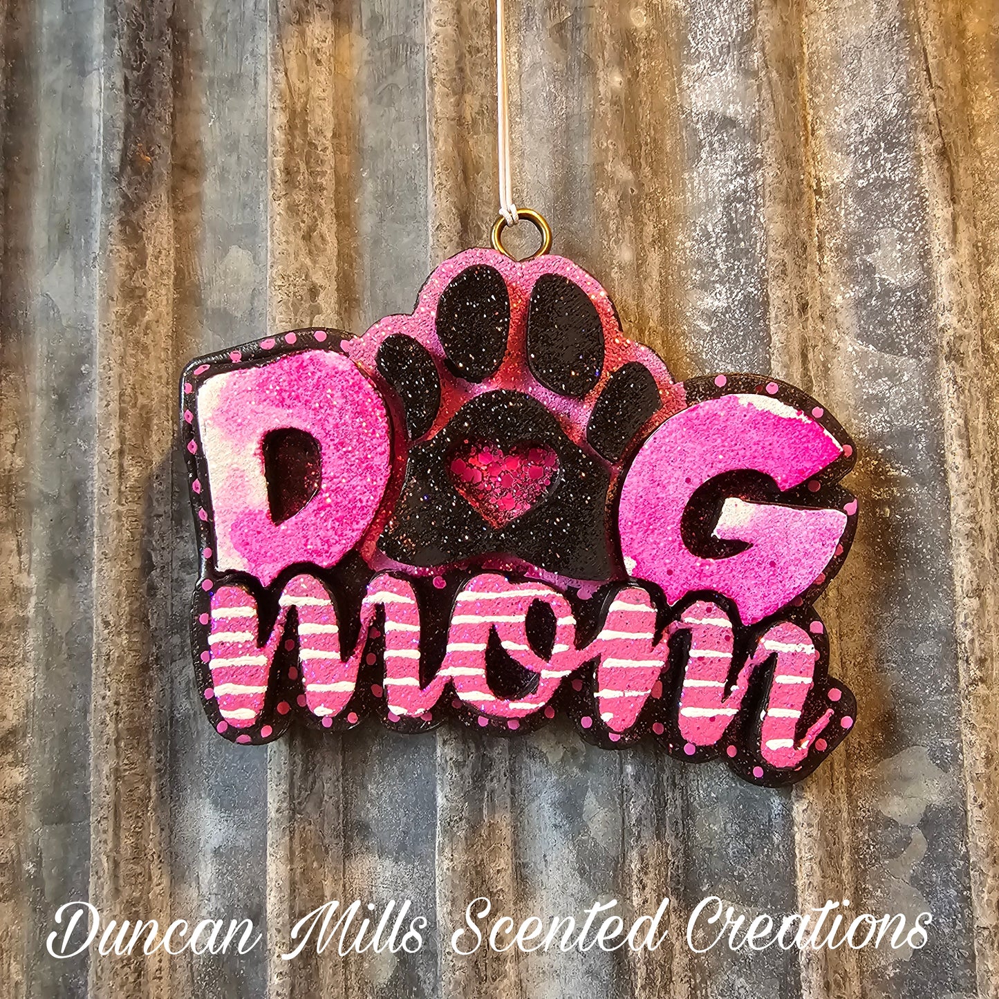 Made to order "Dog mom" 🐾 | Car Freshie | Choose Colors