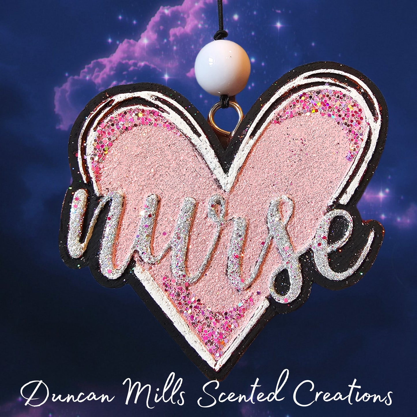 Nurse Heart Freshie | Made to order