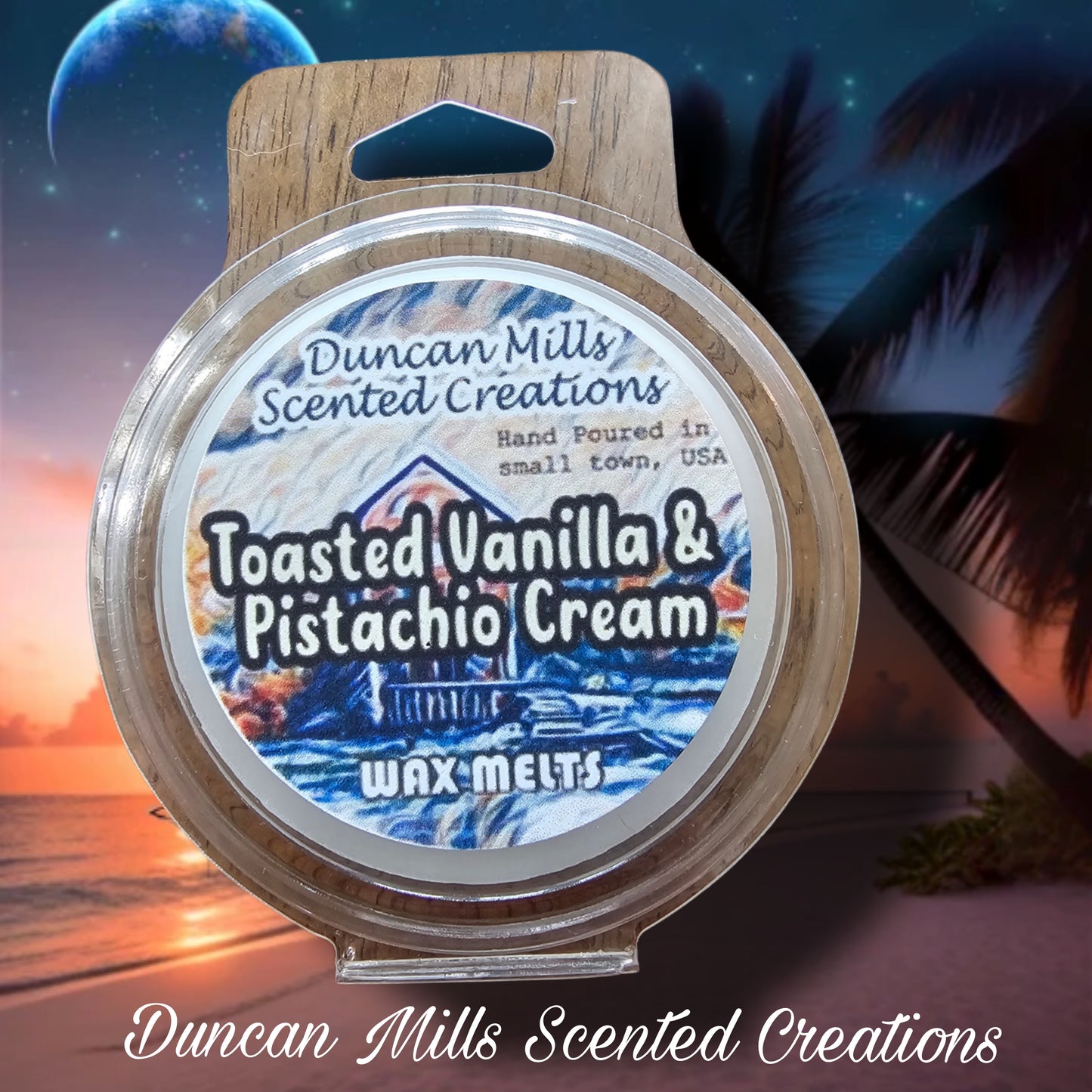 Toasted Vanilla Pistachio Cream wax melts