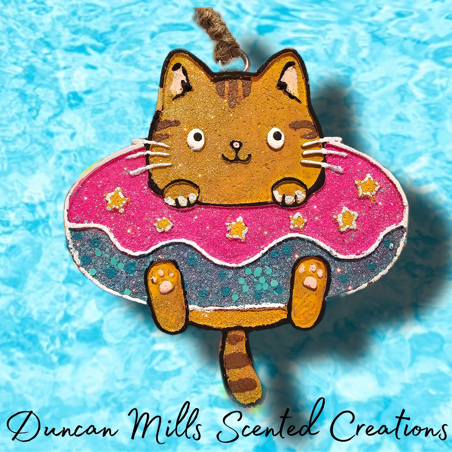 Kitty Cat in a Float Freshie | Made to order
