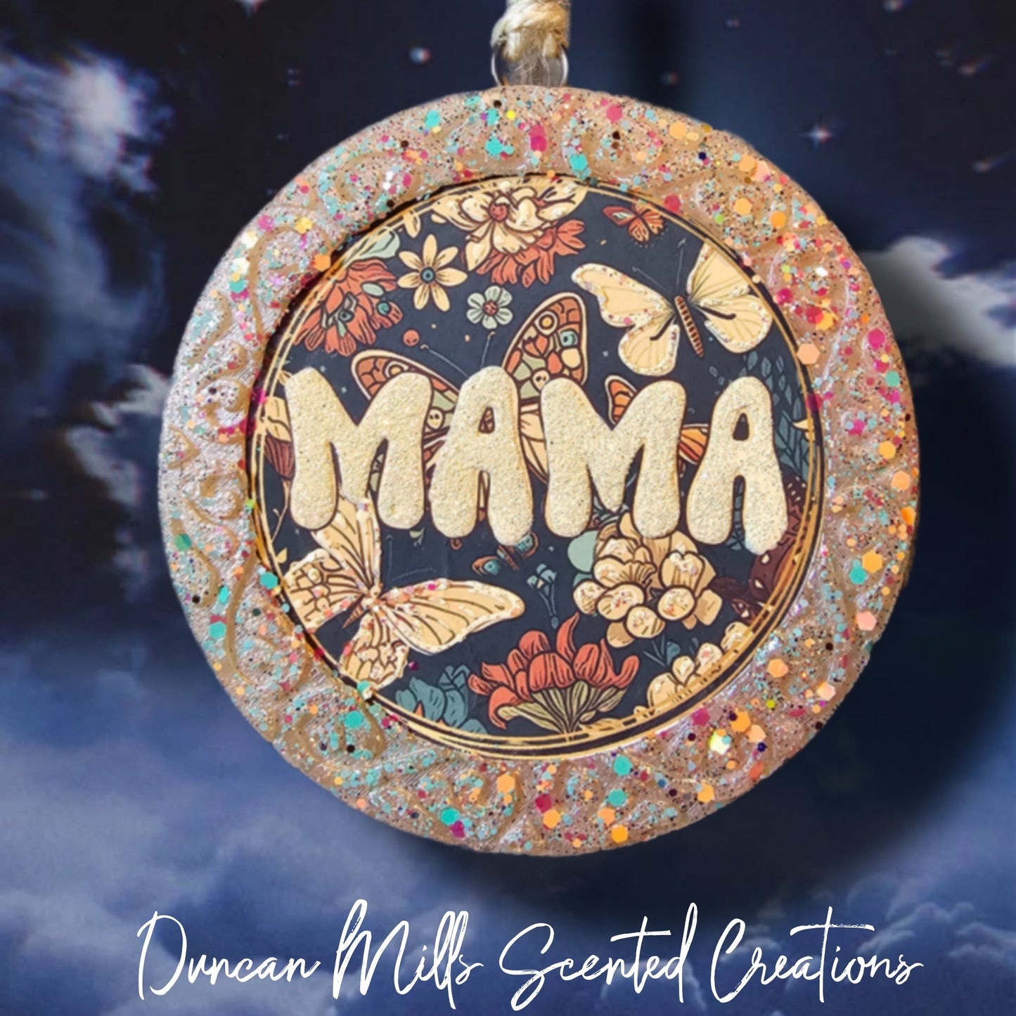 Mama Freshie | Butterflies | Boho | Embossed edges | Boho | Flowers | Made to order