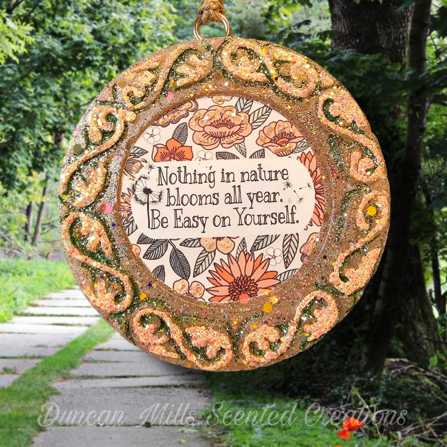 Nothing in Nature Freshie | Embossed edges | Boho Butterflies | Flowers | Made to order