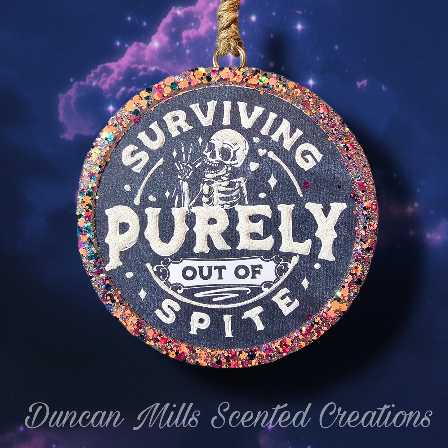 Surviving Purely out of Spite Freshie | Skelly | Choose Size | Made to order