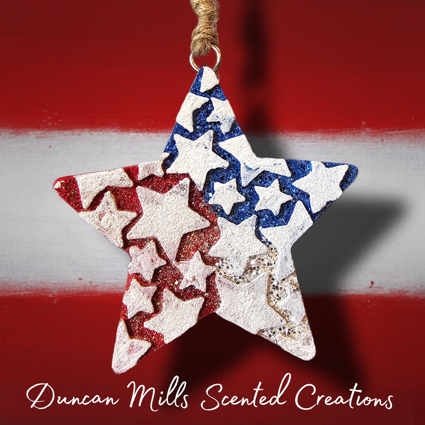 Star Freshie | Red White Blue