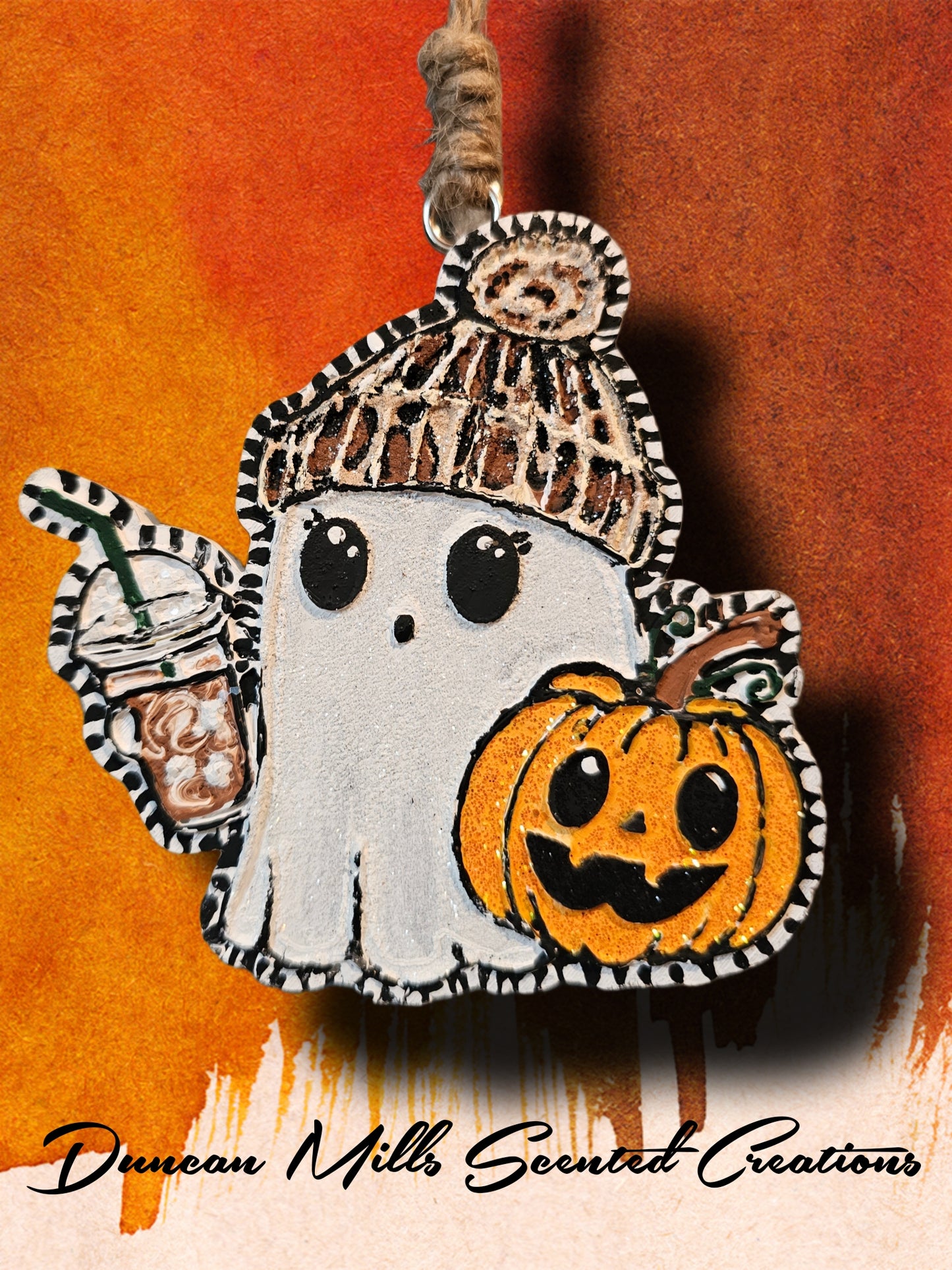 Ghost with Iced Coffee | Made to order | Fall
