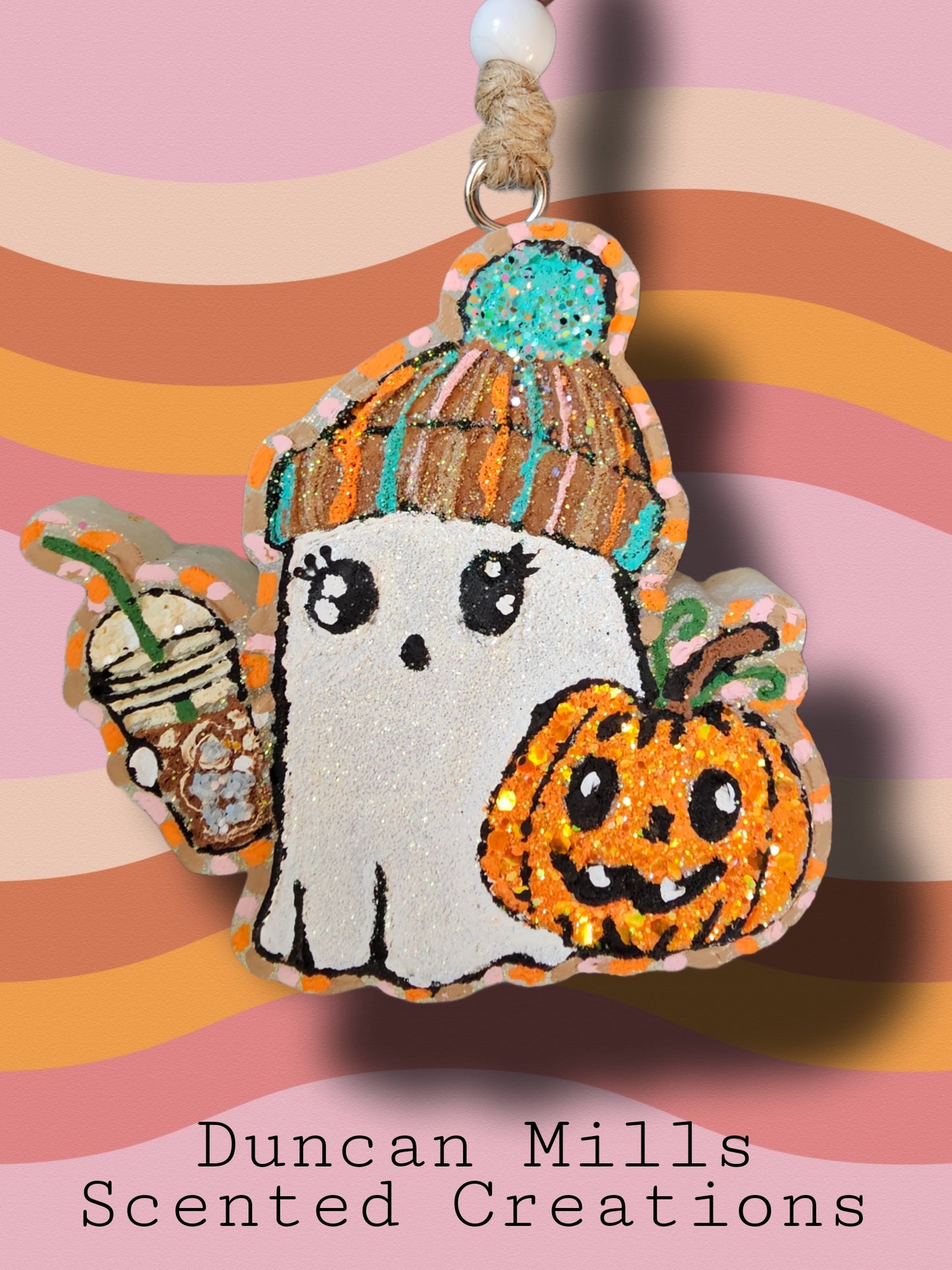 Ghost with Iced Coffee | Made to order | Fall
