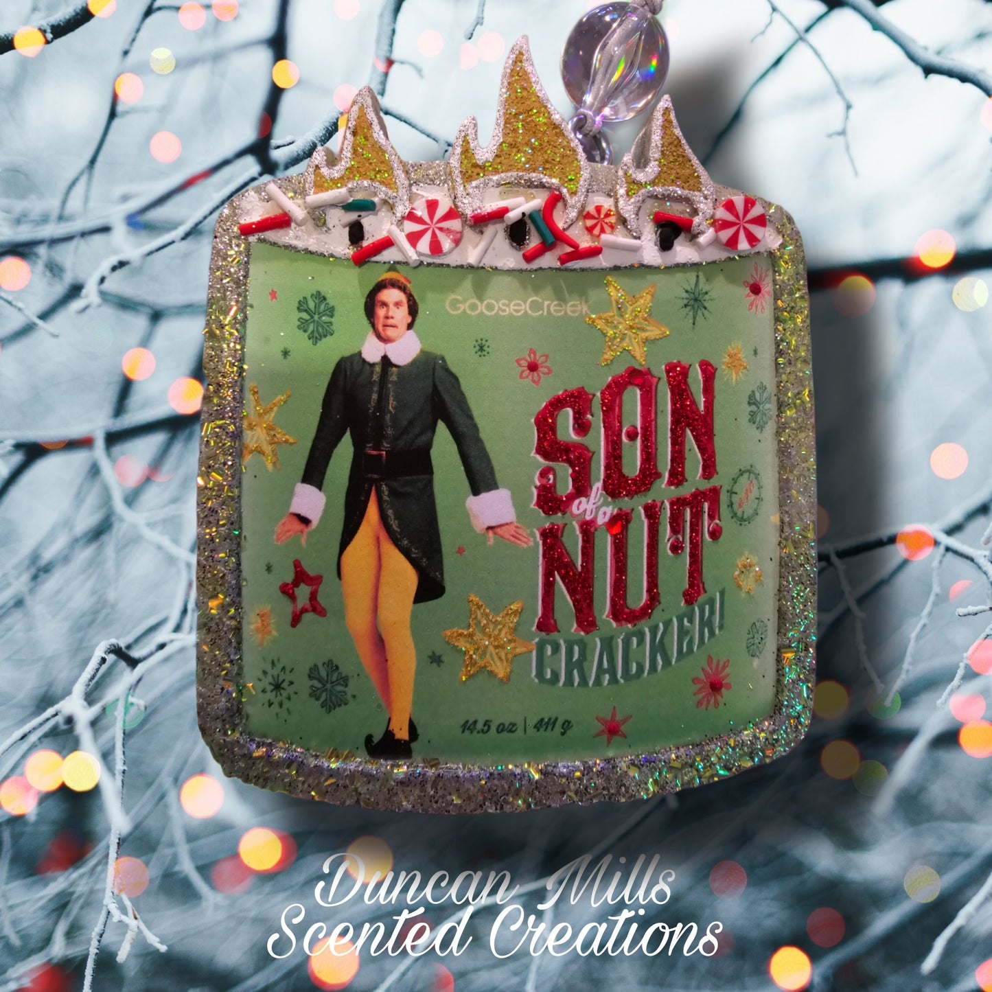 Elf Candle Freshie | Son of a Nutcracker | Made to order
