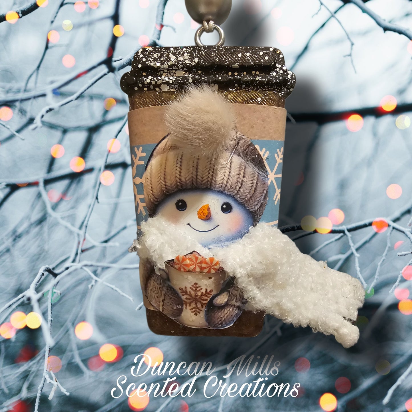 Snowman Latte Freshie | Snowman | Made to order
