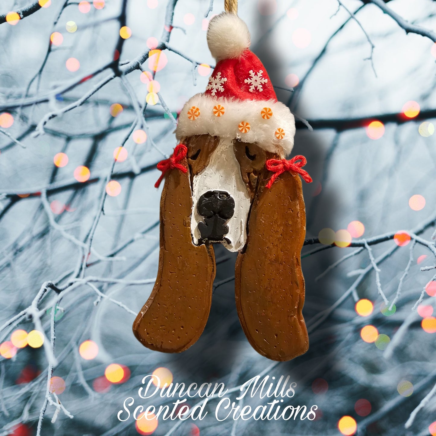 Holiday Dog Freshie | Beagle | Bassett Hound | Made to order