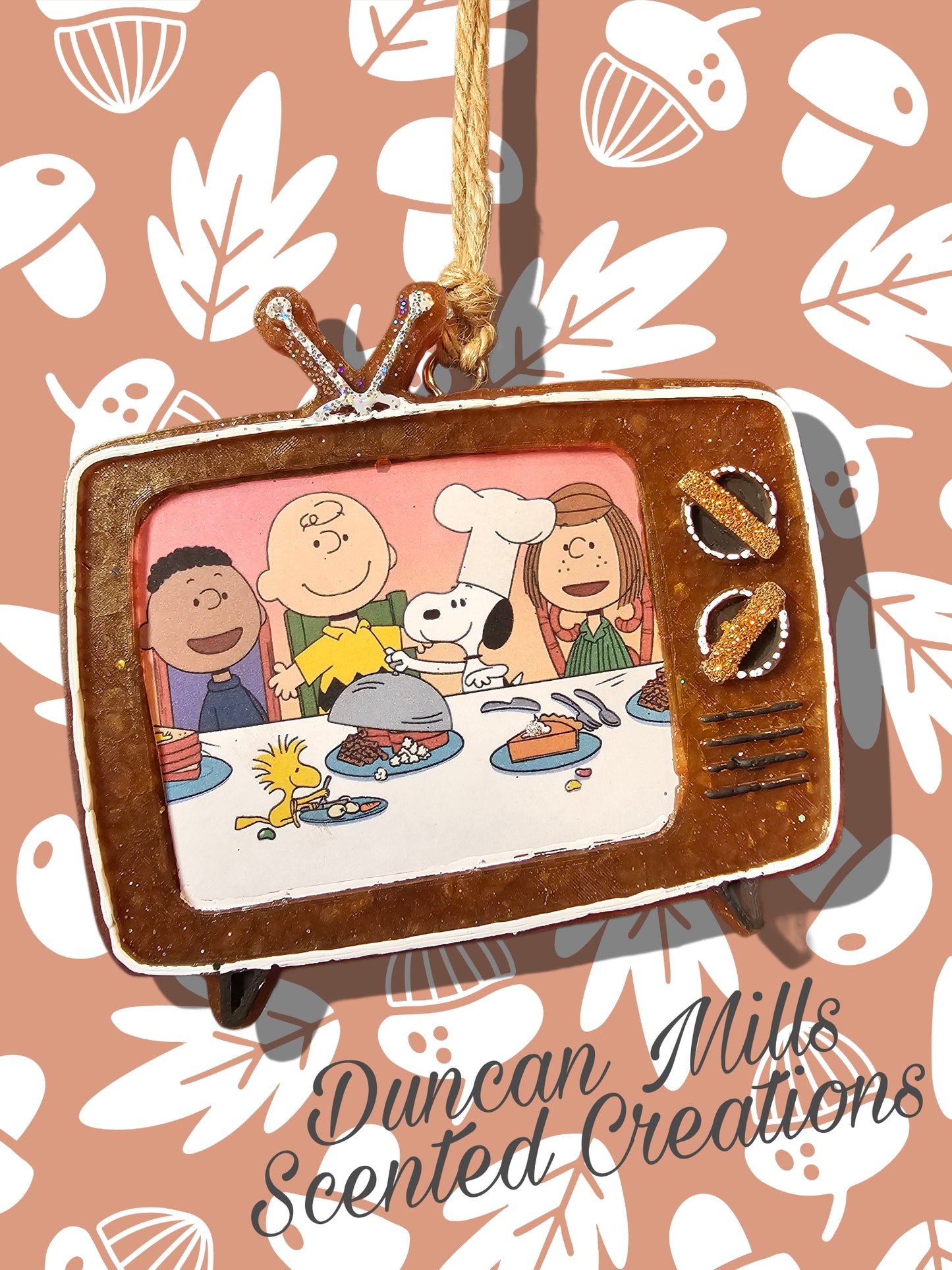 Charlie Brown Thanksgiving Tv Freshie | Made to order