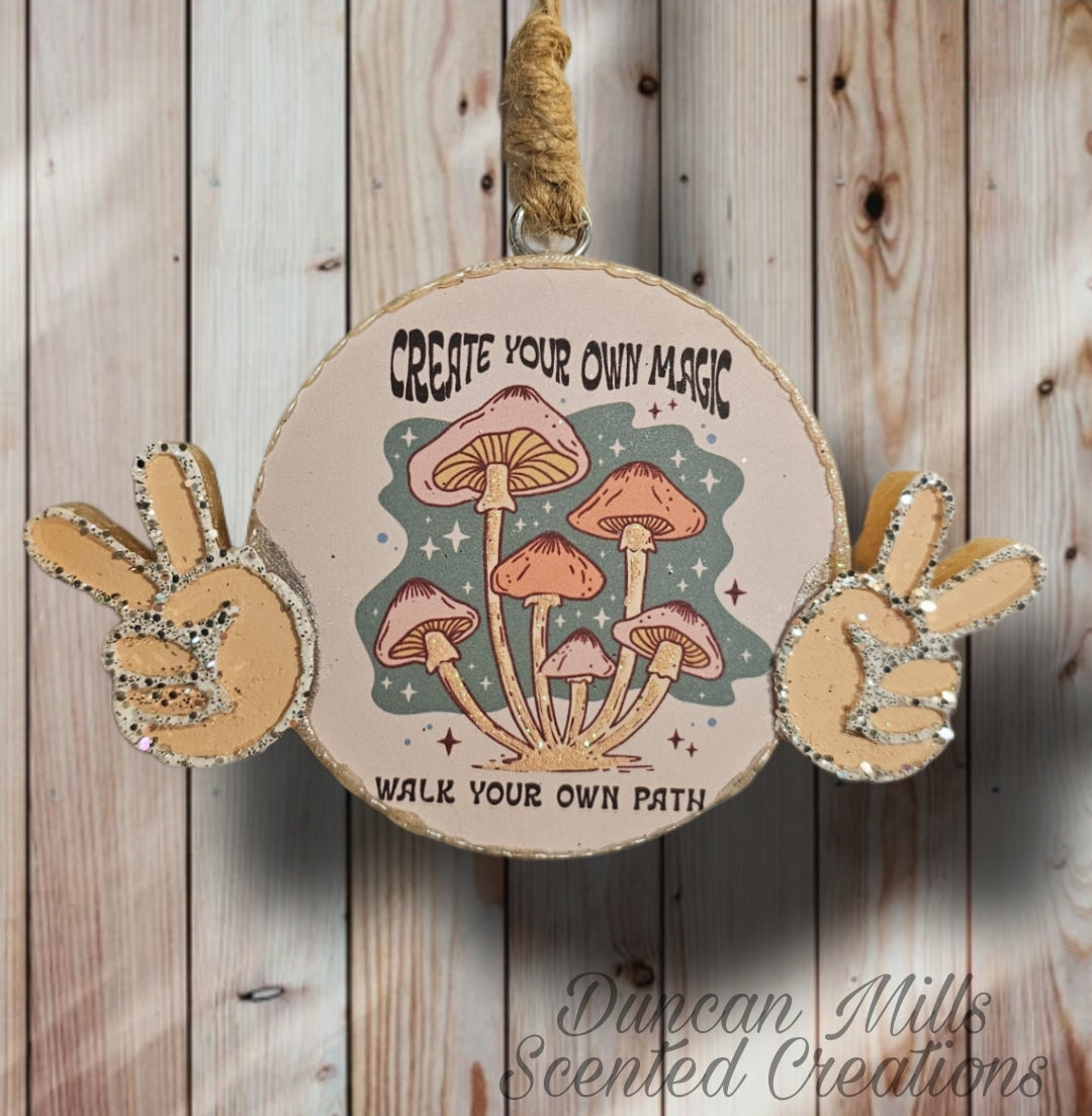 Create Your own magic| Peace | Inspirational freshie |Boho inspired| Made to order