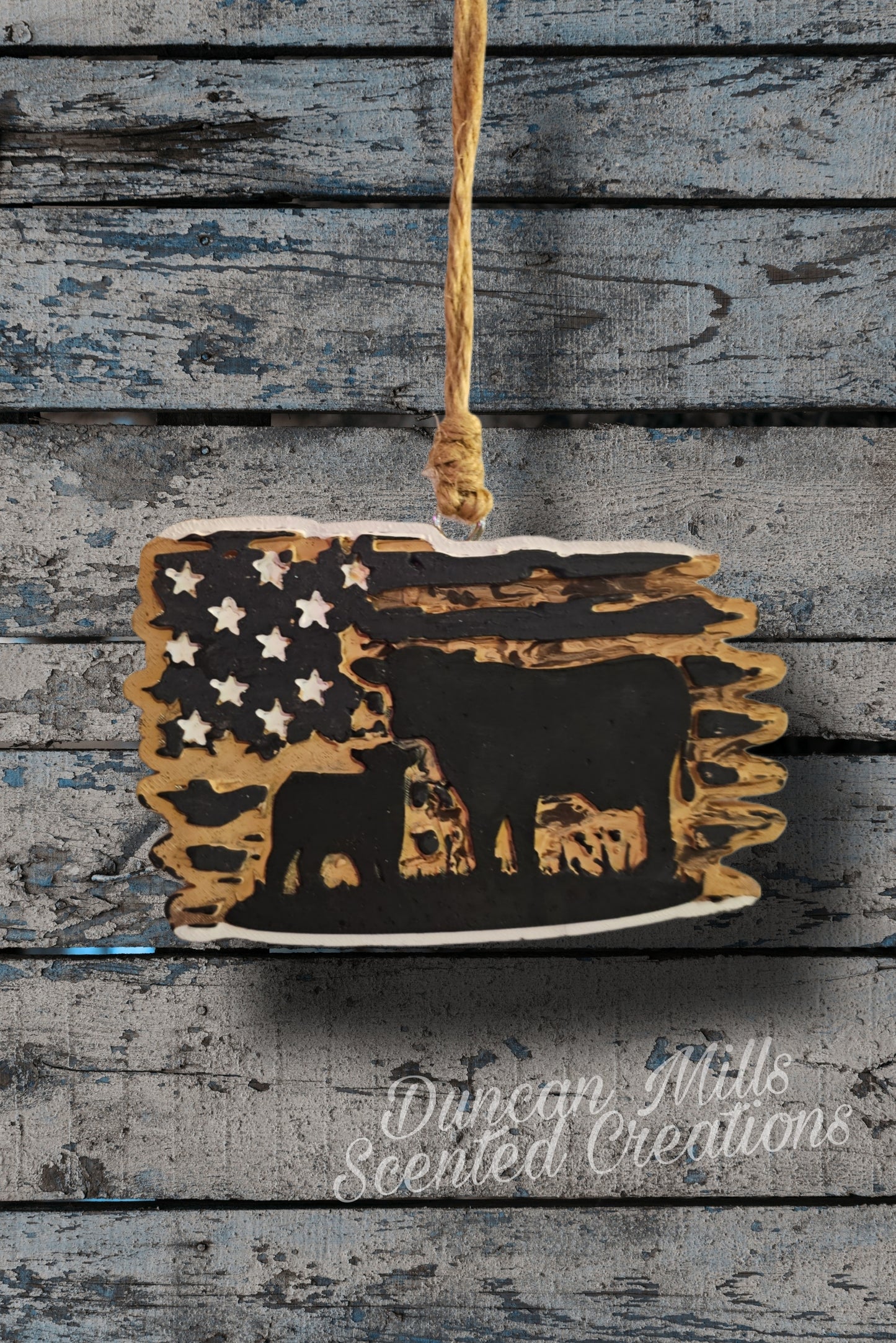 Cattle Freshie | Weather Flag | Made to order