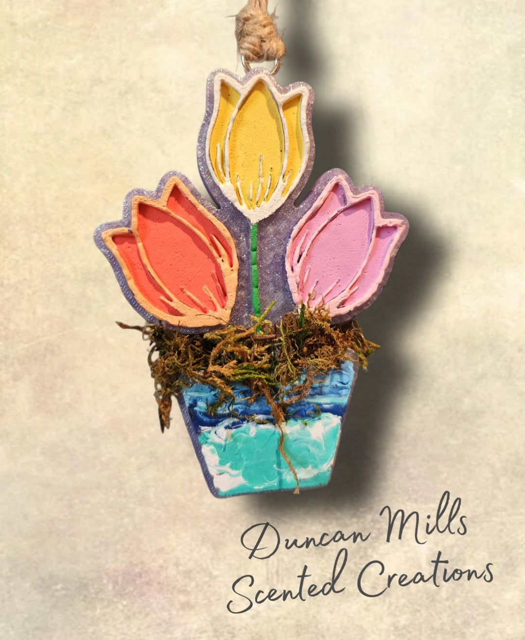 Pot of Tulips Freshie | Made to order