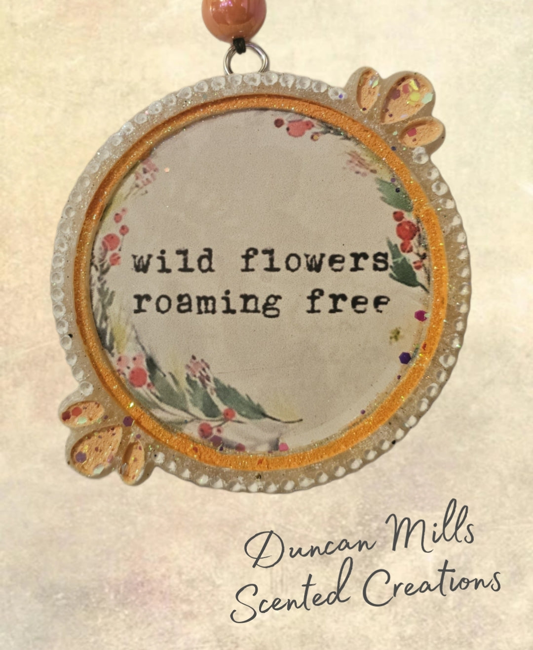 Wild Flowers running free Freshie | Made to order