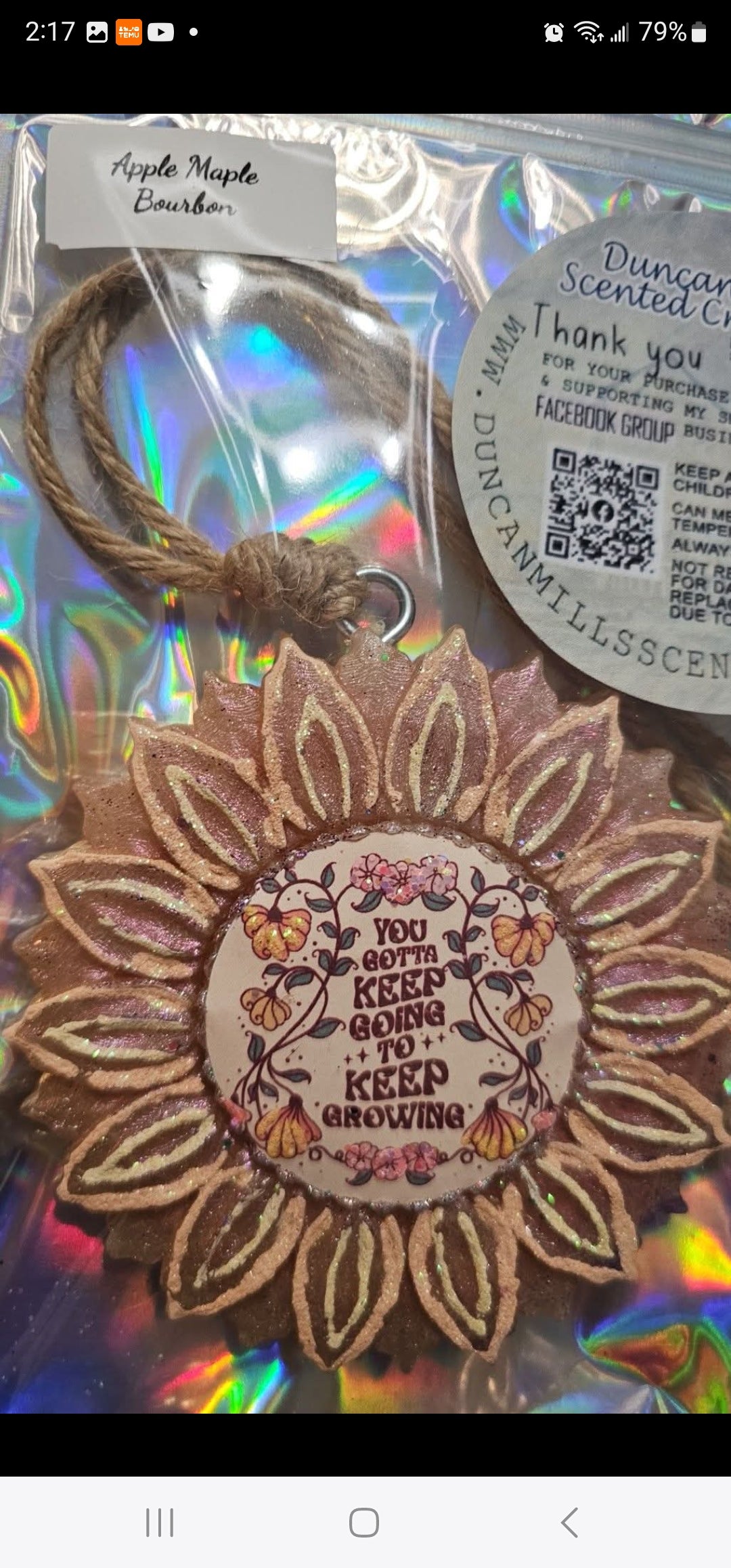 Sunflower | Boho | Keep Going | Made to order