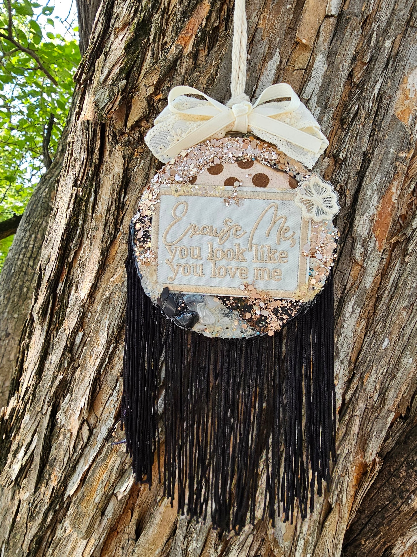 Excuse Me, You Look Like You Love Me | One-of-a-Kind Fringe Freshie | Baja Cactus Scent