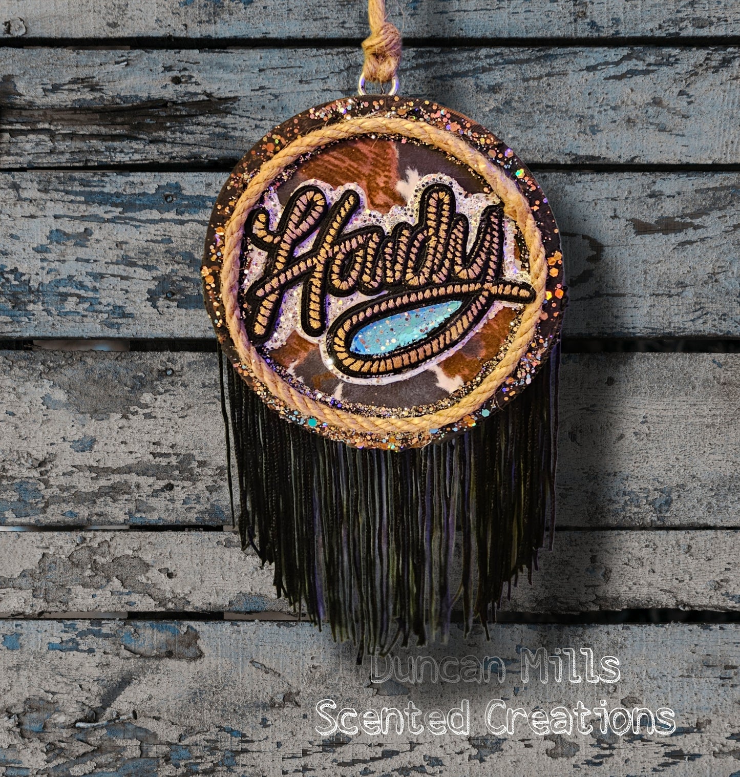 Howdy Exclusive Freshie | Large/4 inch round | Fringe