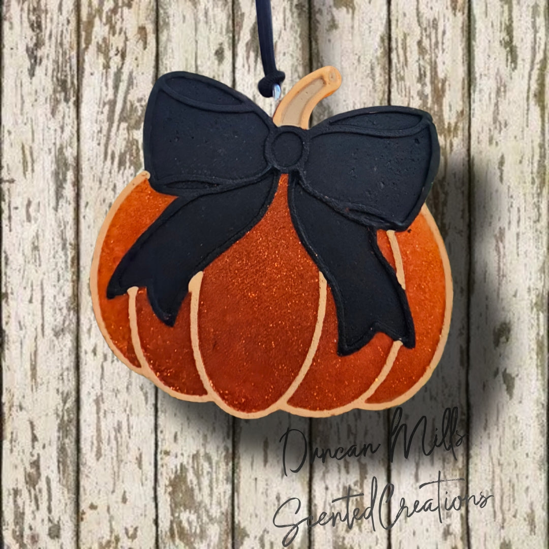 Pumpkin with BOW Freshie | Fall | Made to order