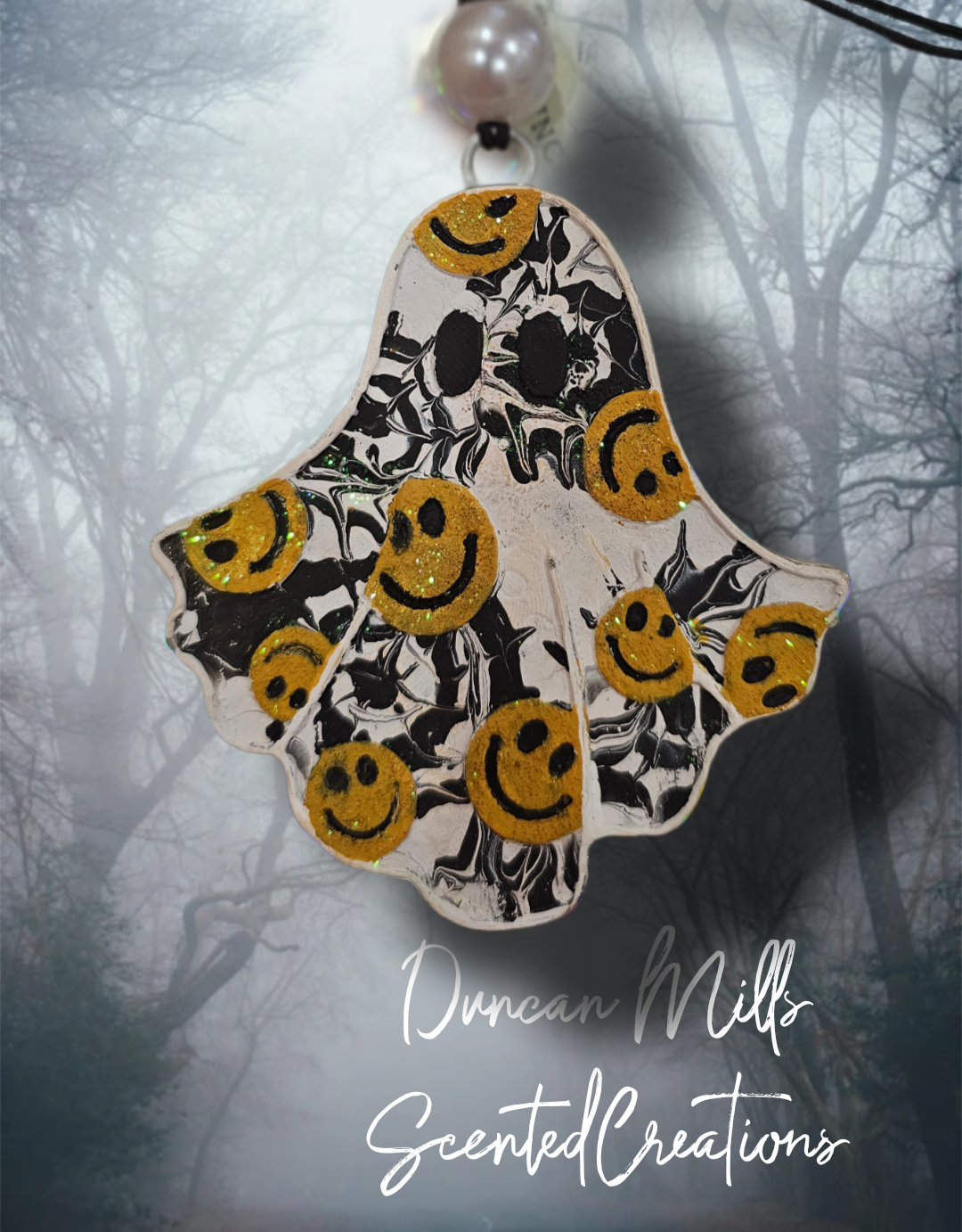 Ghost with Smileys | Made to order | Fall