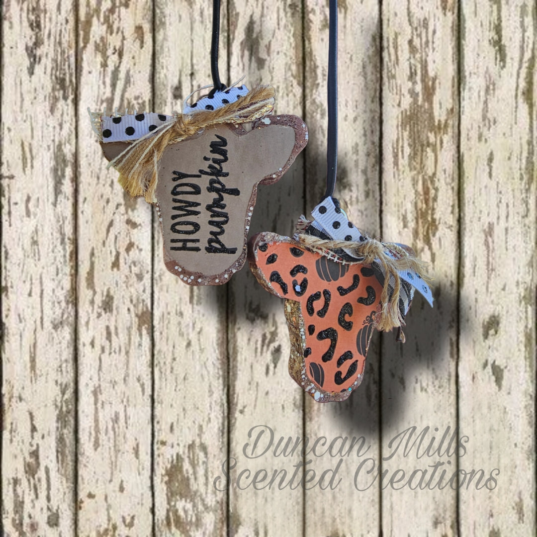 Double sided cow head freshie | Made to order