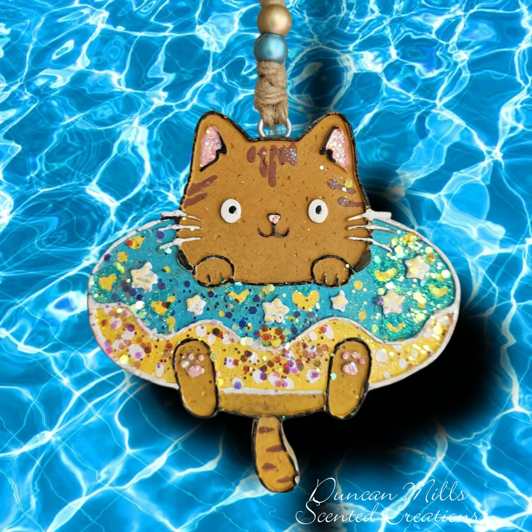 Kitty Cat in a Float Freshie | Made to order