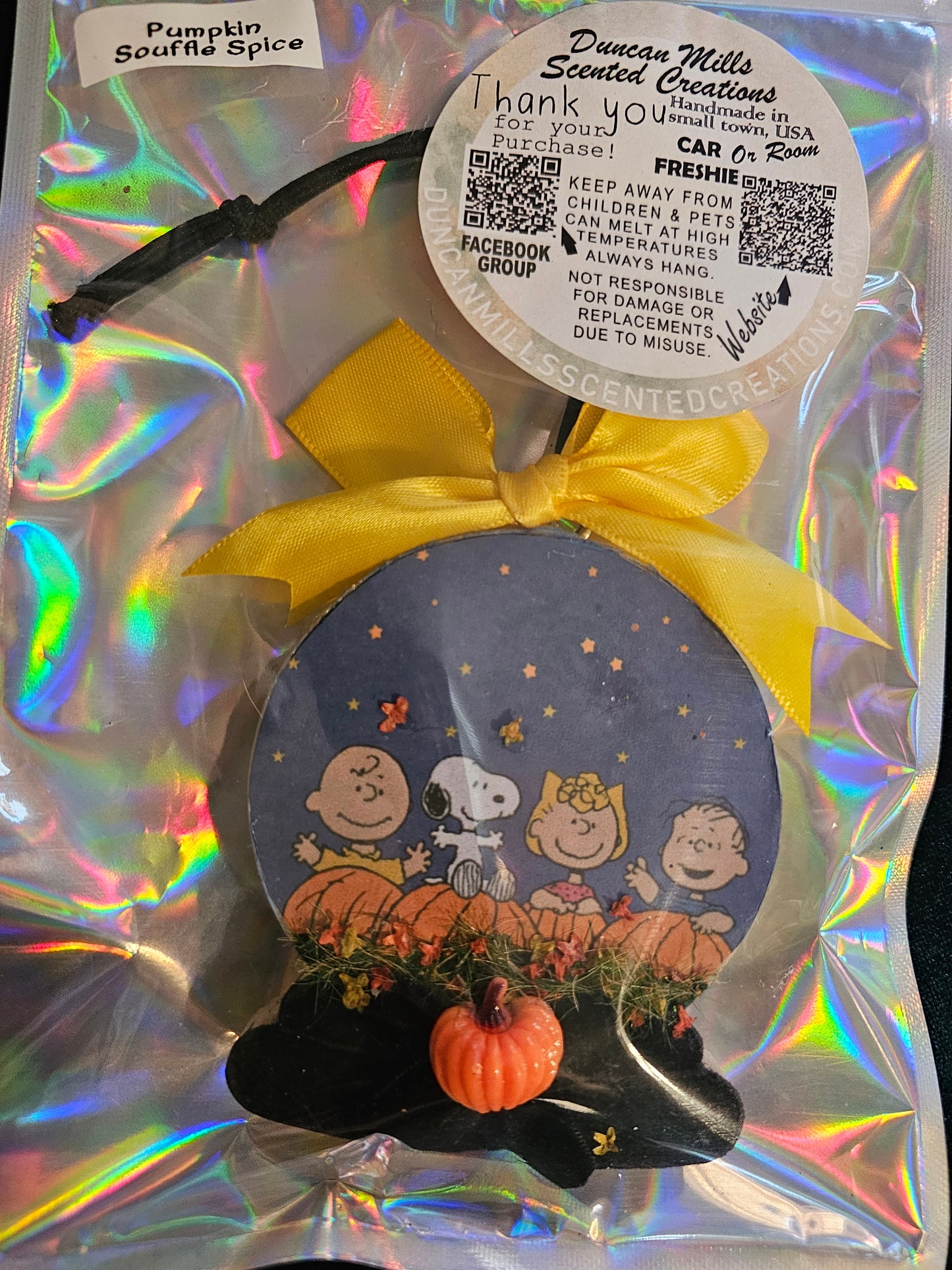 The Great Pumpkin Crystal Ball Freshie | Pumpkin Souffle Spice
