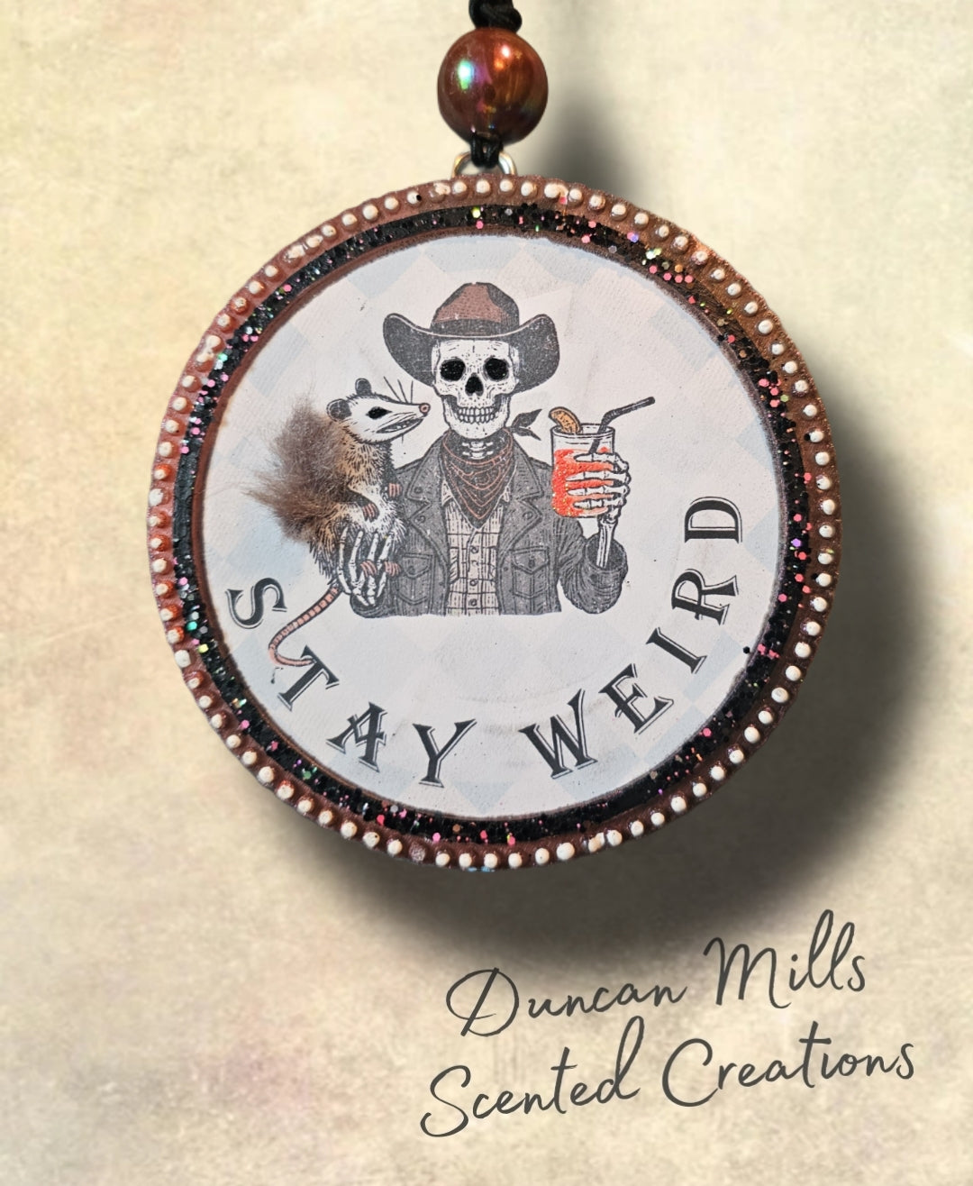 Stay Weird freshie | furry | funny freshies | Skelly | Made to order