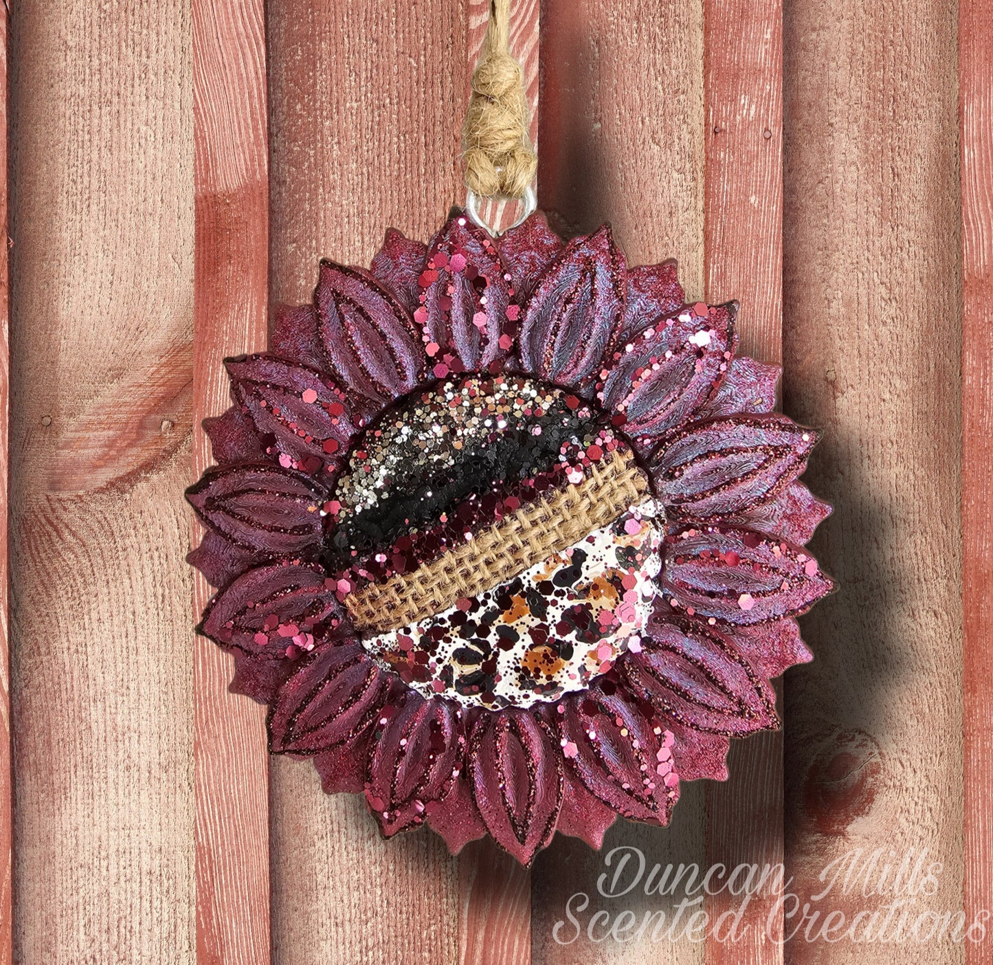Sunflower | Burgandy | Cow Print | Western | Made to order