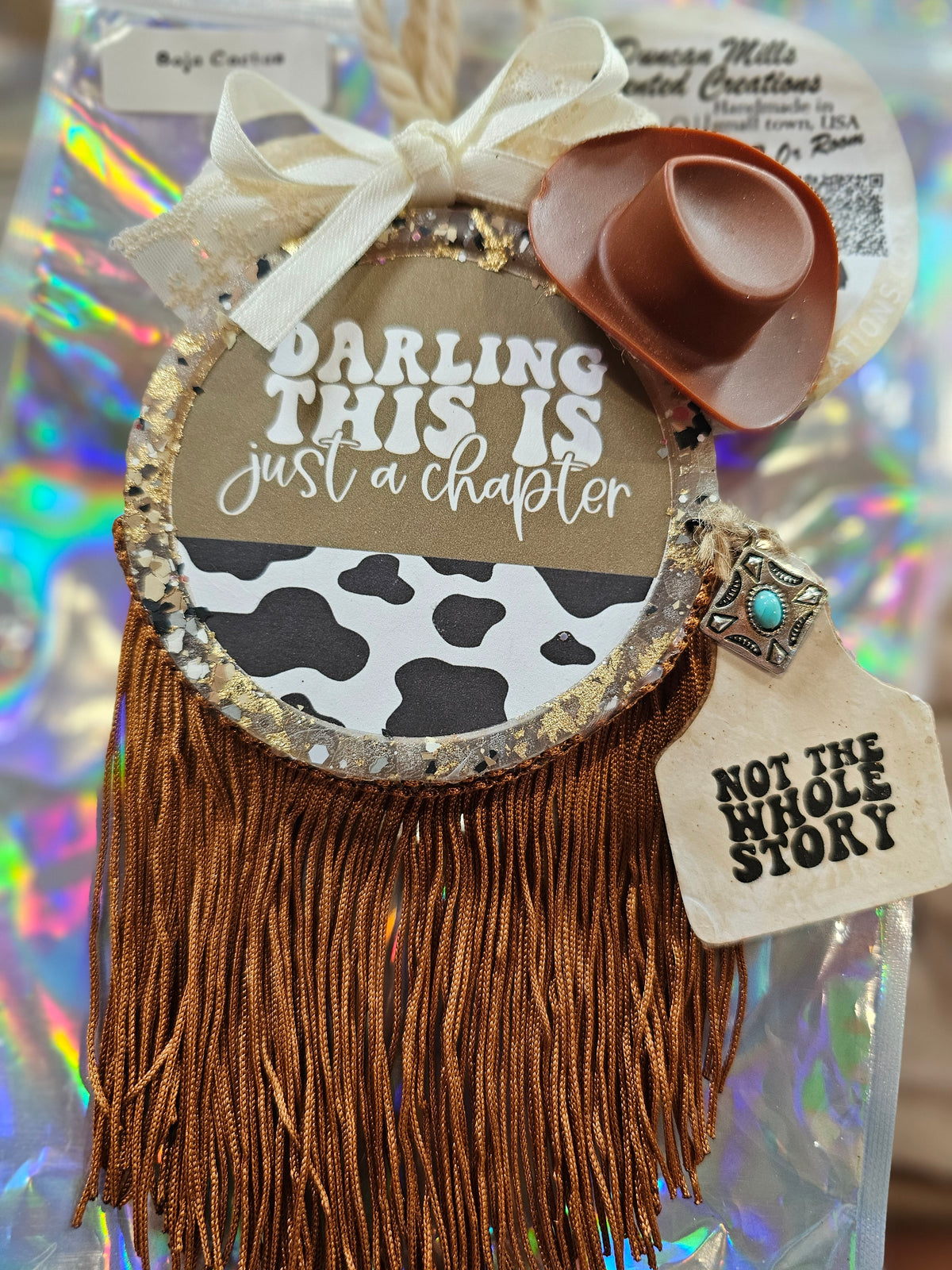 Darlin' This Is Just a Chapter – Western Fringe Freshie | Baja Cactus Scent