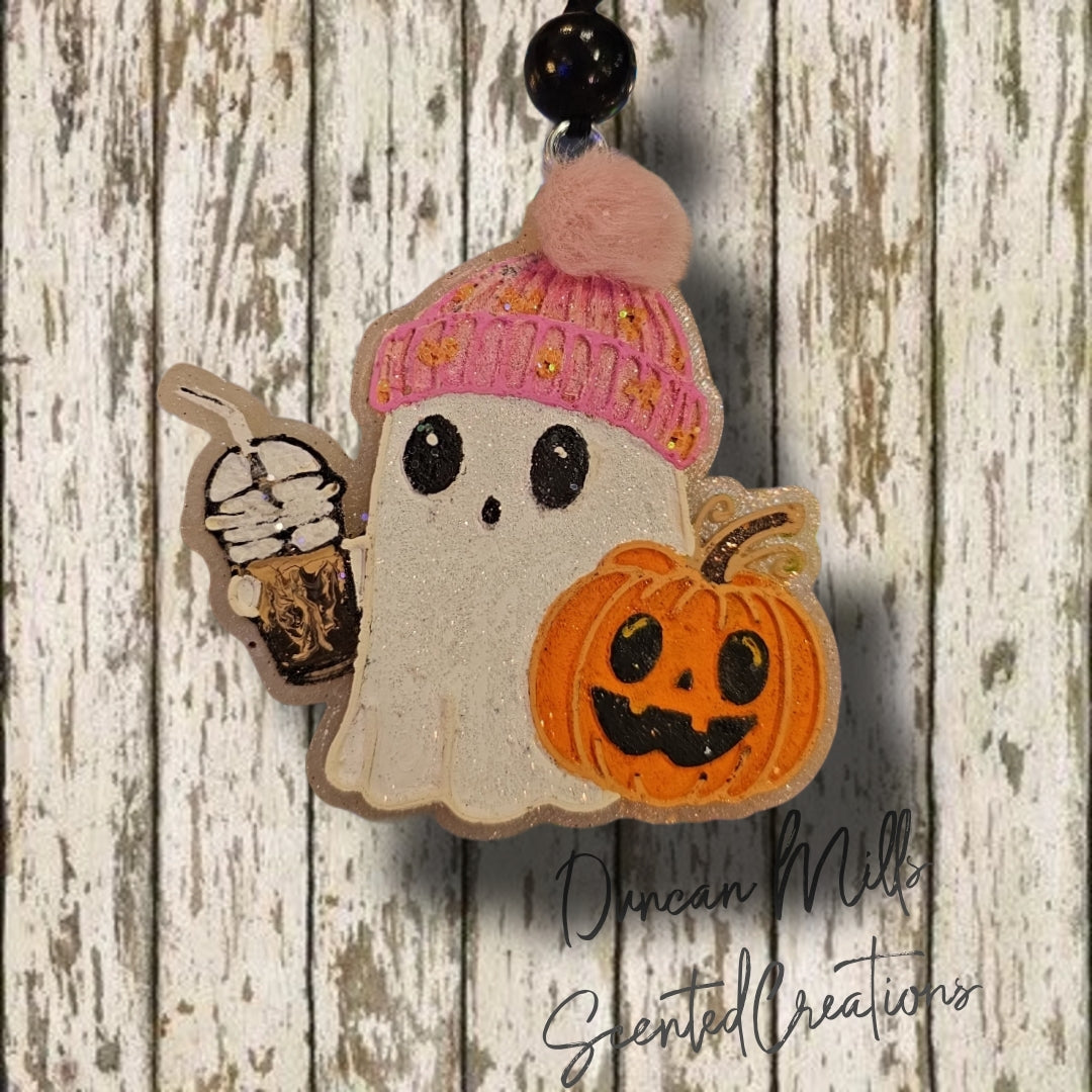 Ghost with Iced Coffee | Made to order | Fall