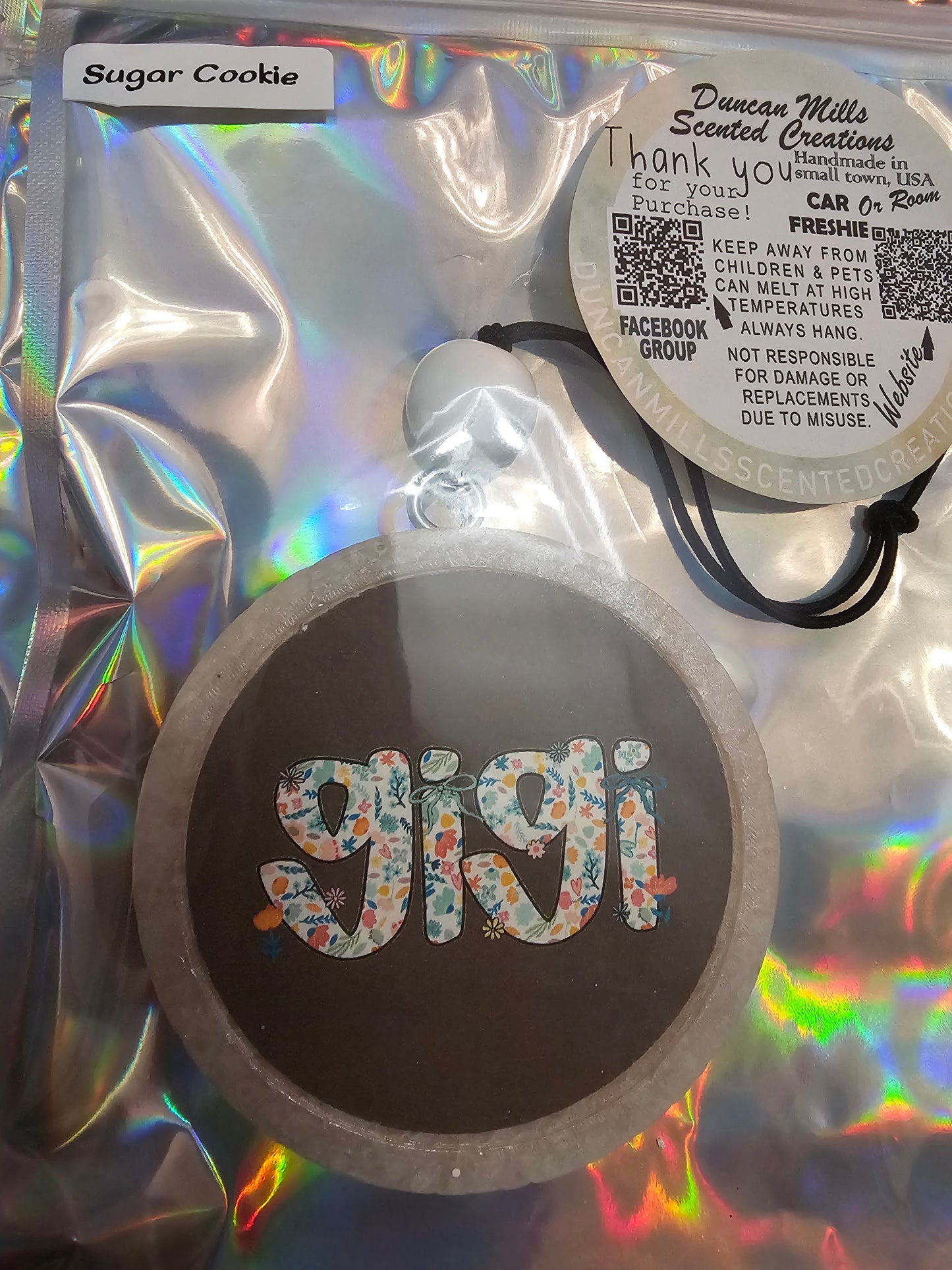 RTS Freshie | 3.5 inch | Gigi | Sugar Cookie