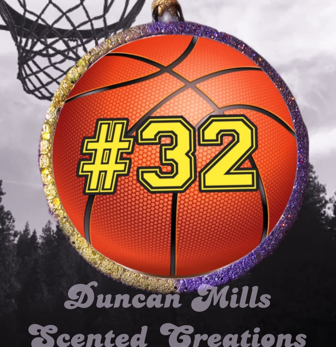 Basketball freshie | Custom Colors | Personalization