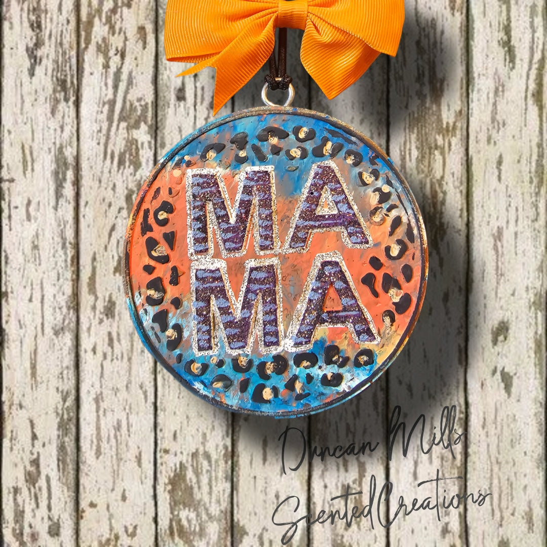 MAMA Freshie |Choose cheetah or Cow Print| Made to order