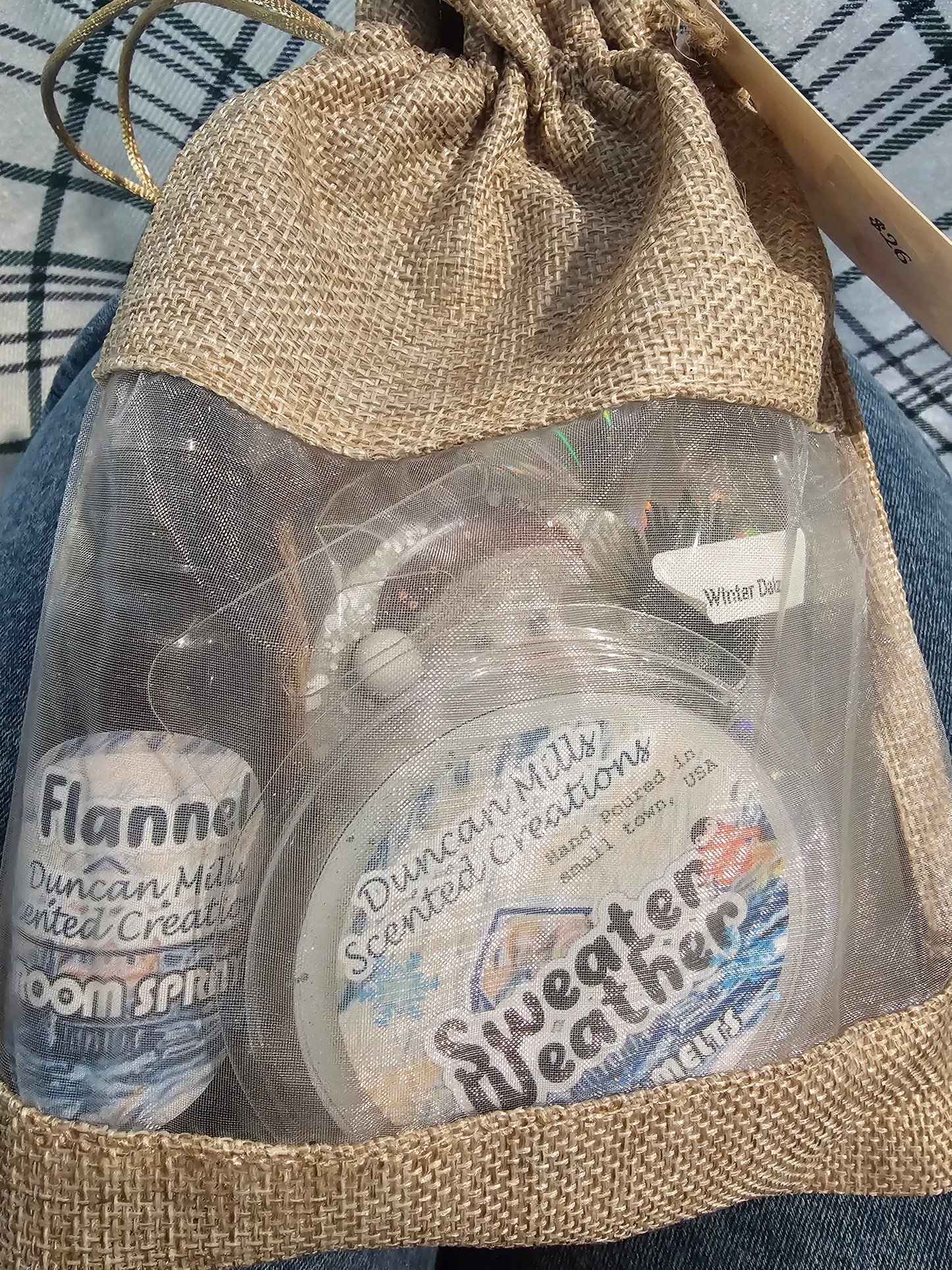 Rts Gift Set Freshie | Burlap Bags | Scent on products