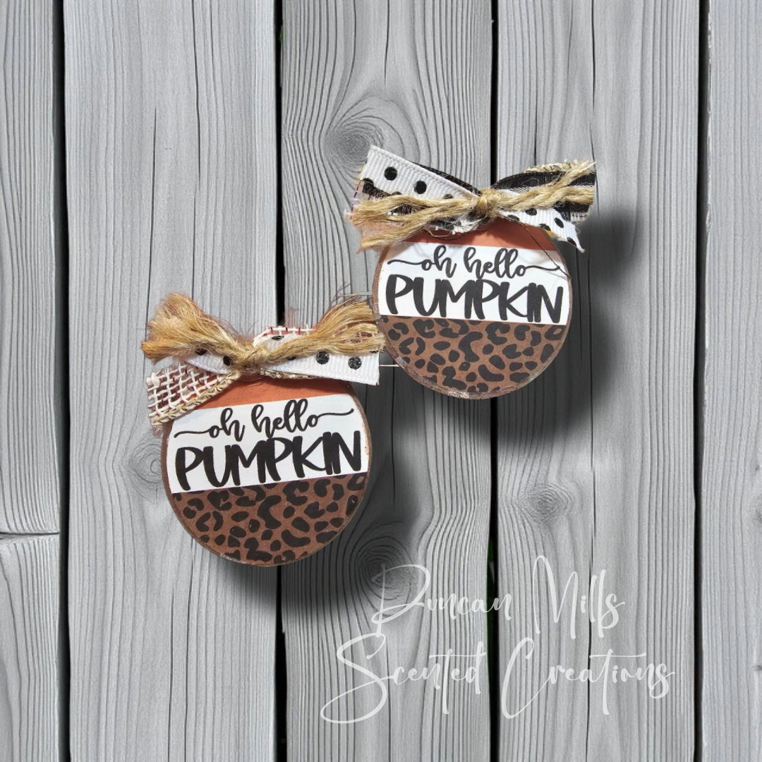 Oh Hello Pumpkin vent set| Made to order