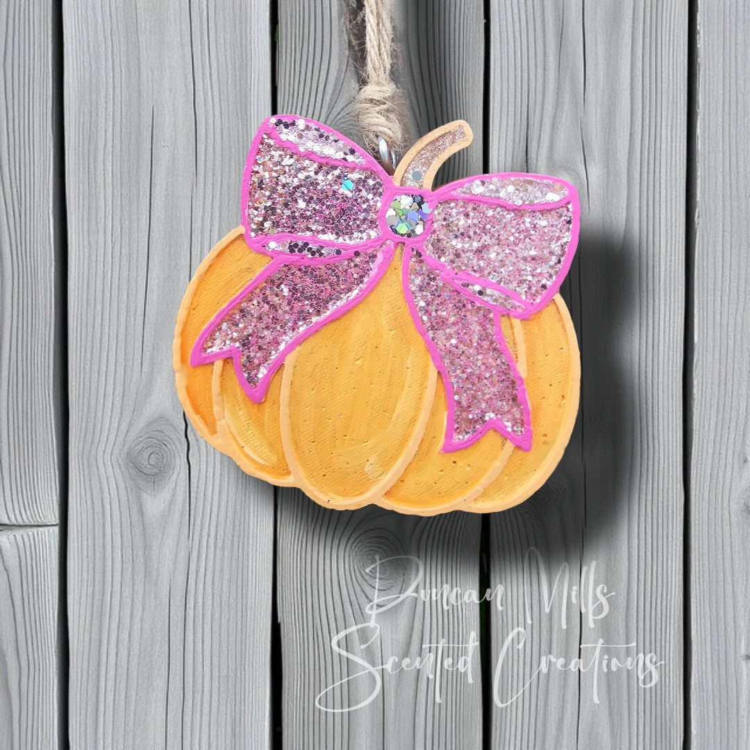 Bow Pumpkin Freshie | Choose Color | Made to order