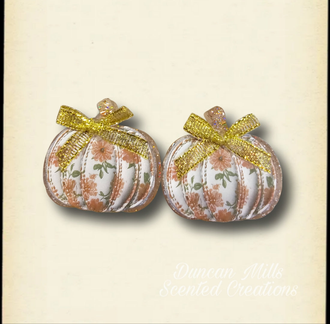 Floral quilted Pumpkin Vent Set | Made to order