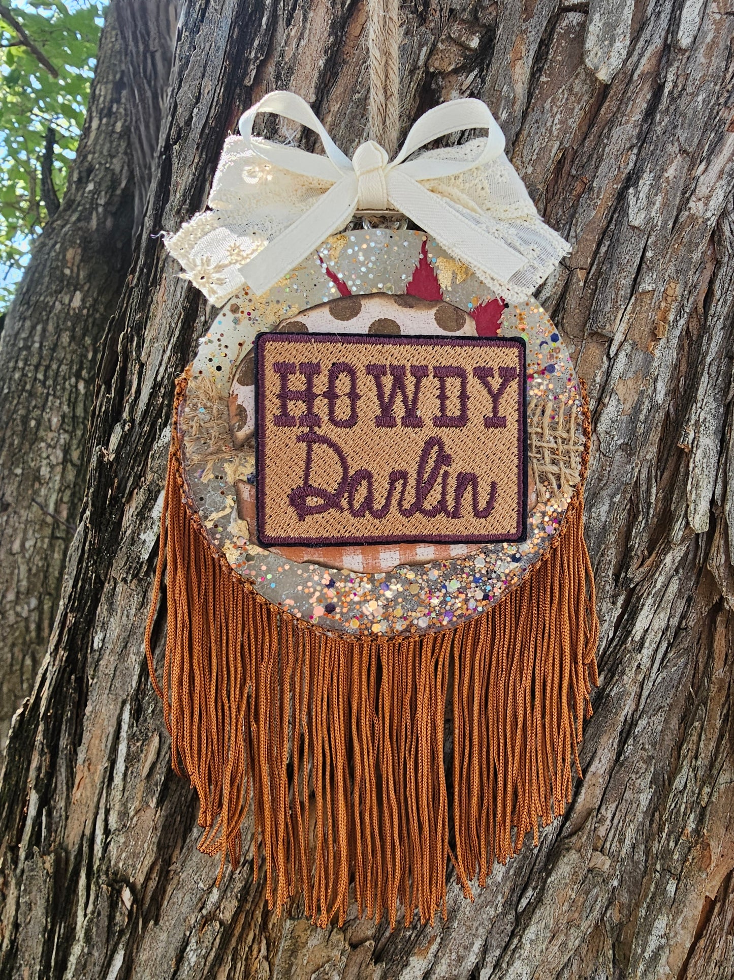 Ready-to-ship Howdy Darlin Country Keepsake Freshie | Fall | Apple Maple Bourbon Scent