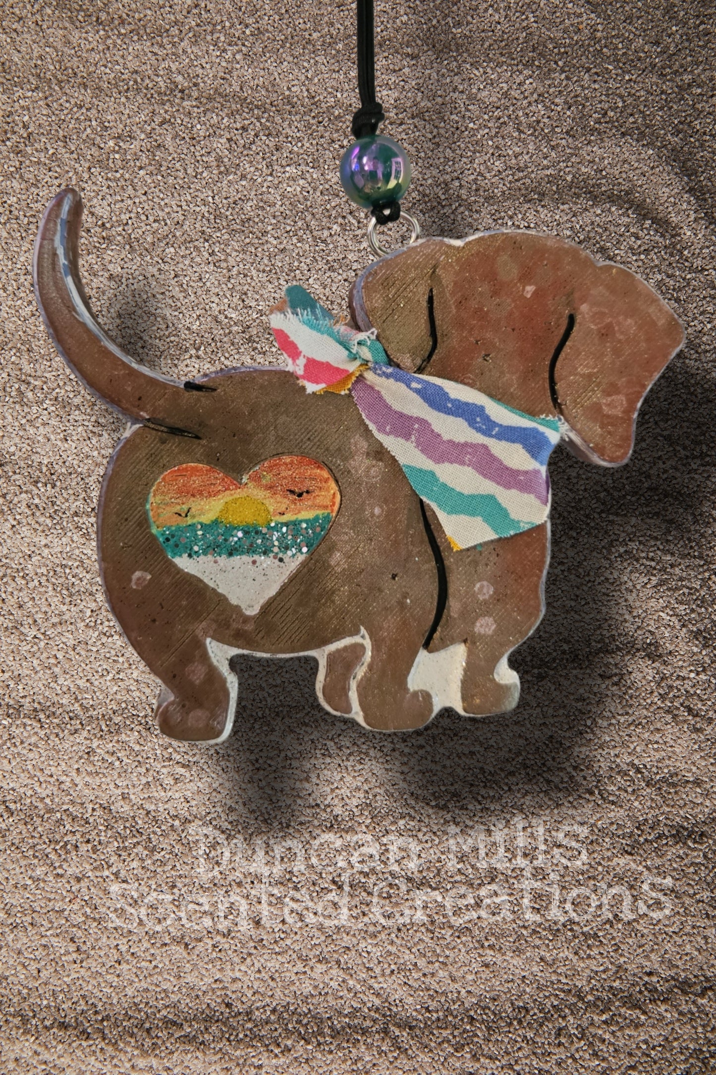 Beach Bum Dog Freshie | Beach Inspired| Made to order