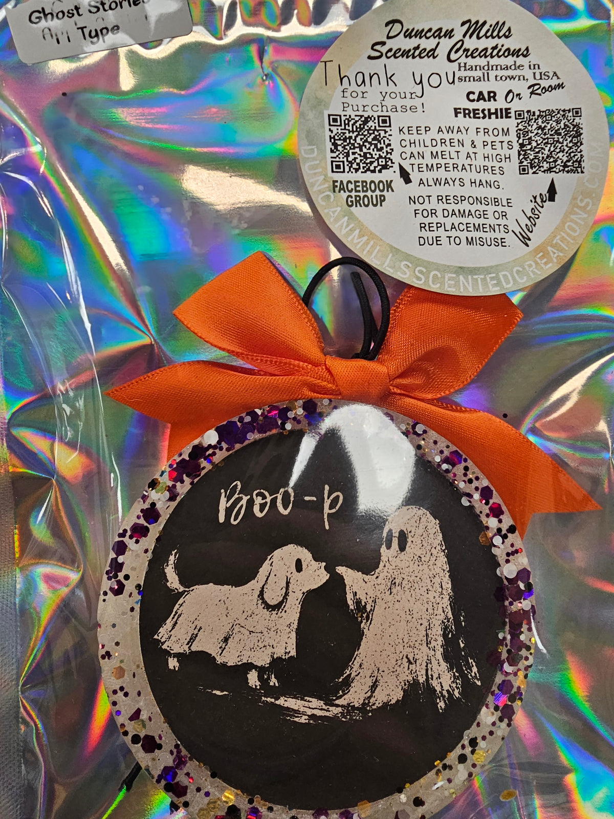 Ready to Ship Boo~P ghost freshie | Ghost Stories scent