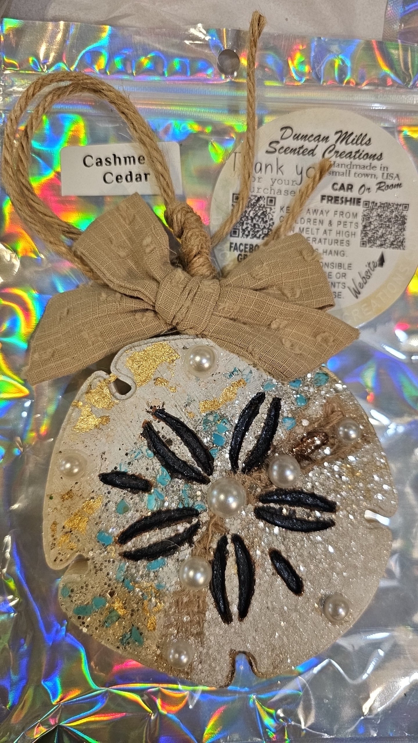 Rts Large Sand Dollar | Cashmere Cedar | One of a Kind