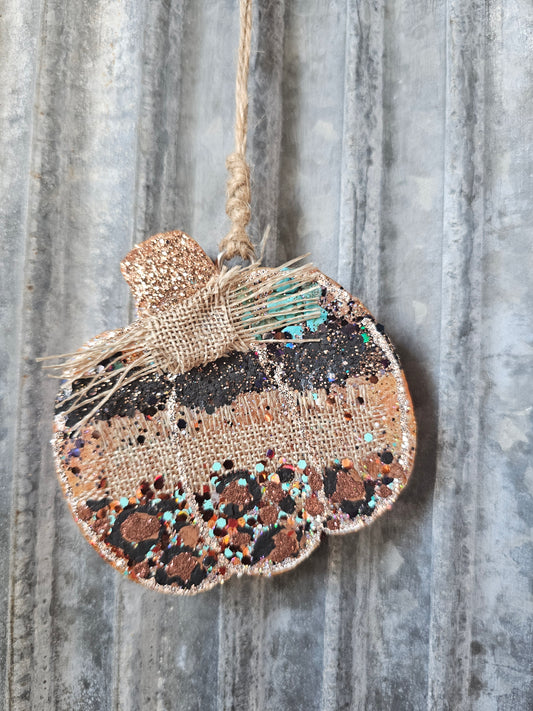 Pumpkin Freshie | Turquoise | Cheetah print |Burlap | Western | Made to order