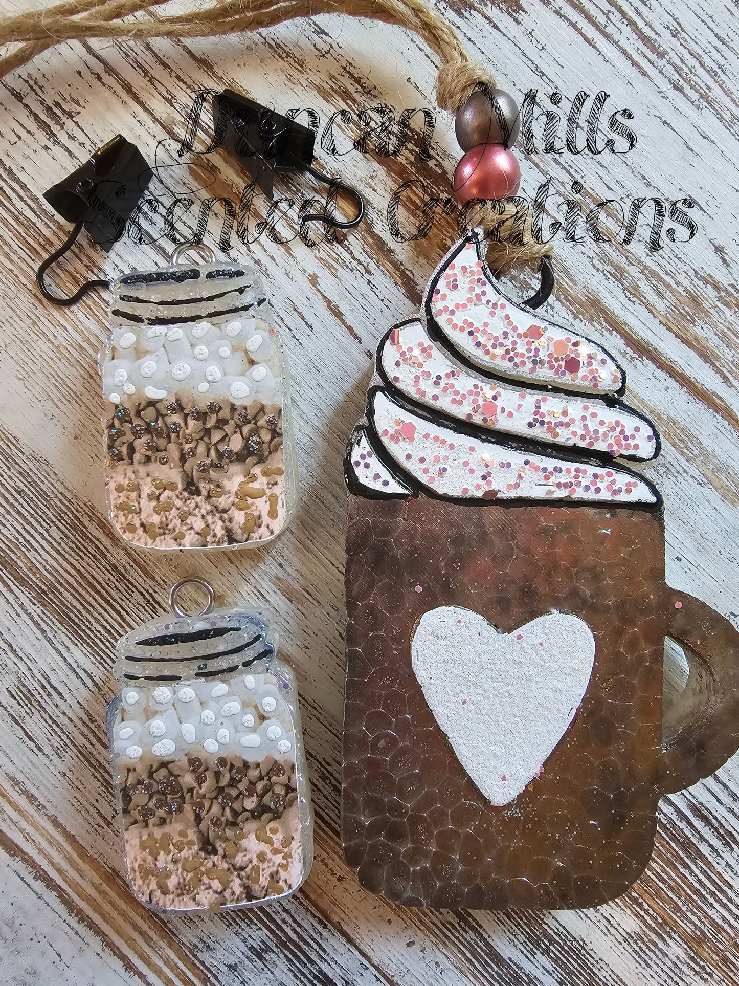 Made to Order Hot Chocolate Freshie & vent set