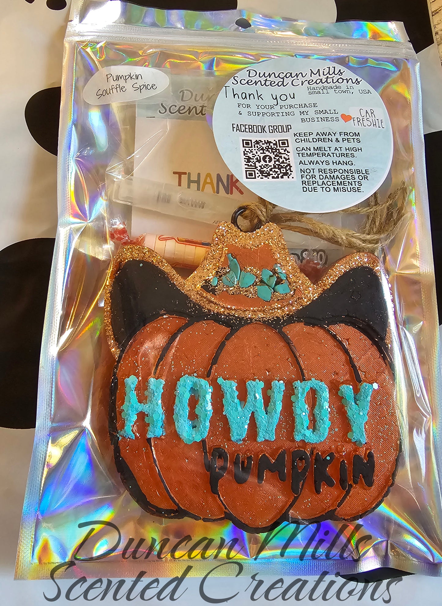 Made to Order Howdy Pumpkin Freshie