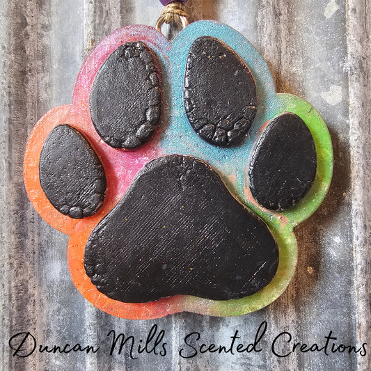 Made to order Paw Print Freshie