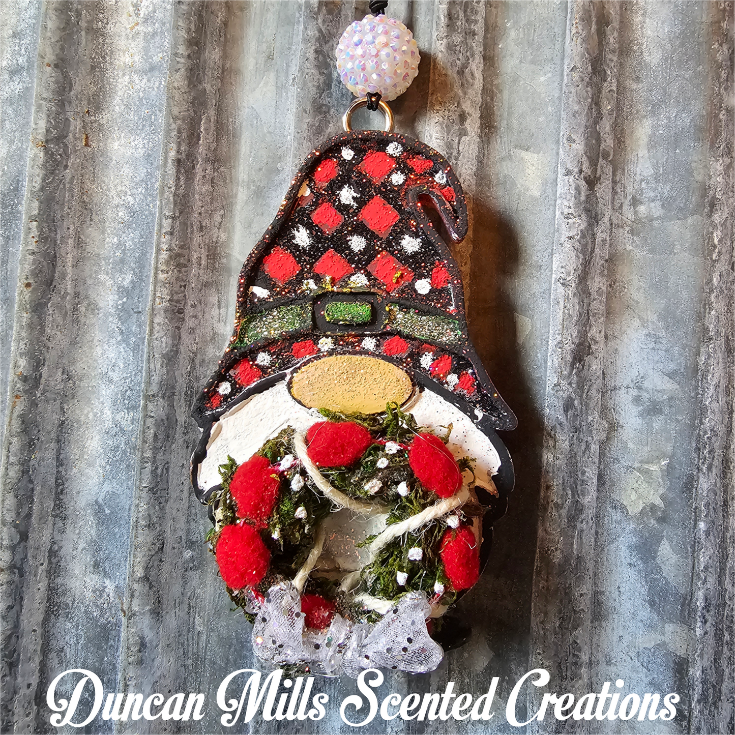 Made to Order Holiday Gnome with wreath